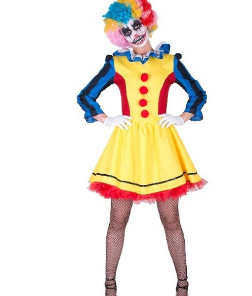 Scary Clown Costume 6-8 - Foxxiegal Costumes